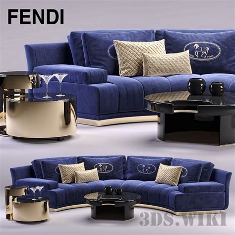 fendi casa artu sofa|Fendi modular sofa.